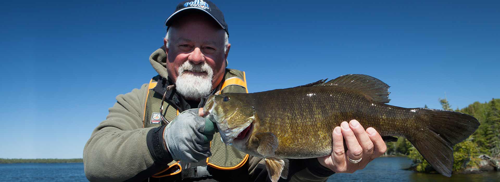 Smallmouth Bass Fishing, Northern Ontario, Canada